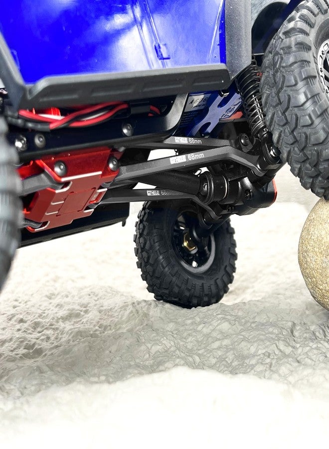 GTHELE High Clearance 4 Links Set Aluminum Linkage for Traxxas 1/18 TRX4M Upgrade Parts RC Crawler Car (Titanium) - Image 2